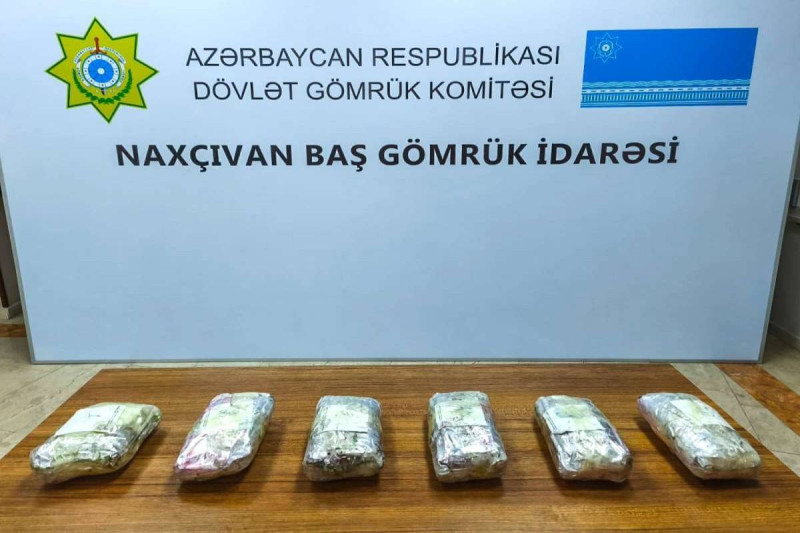 Naxçıvanda külli miqdarda narkotik vasitənin qanunsuz dövriyyəsinin qarşısı alınıb