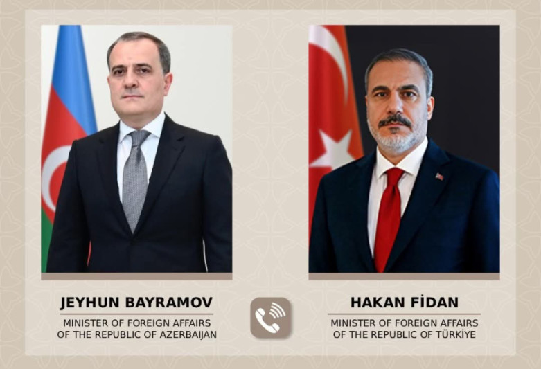 Ceyhun Bayramovla Hakan Fidan arasında telefon danışığı olub