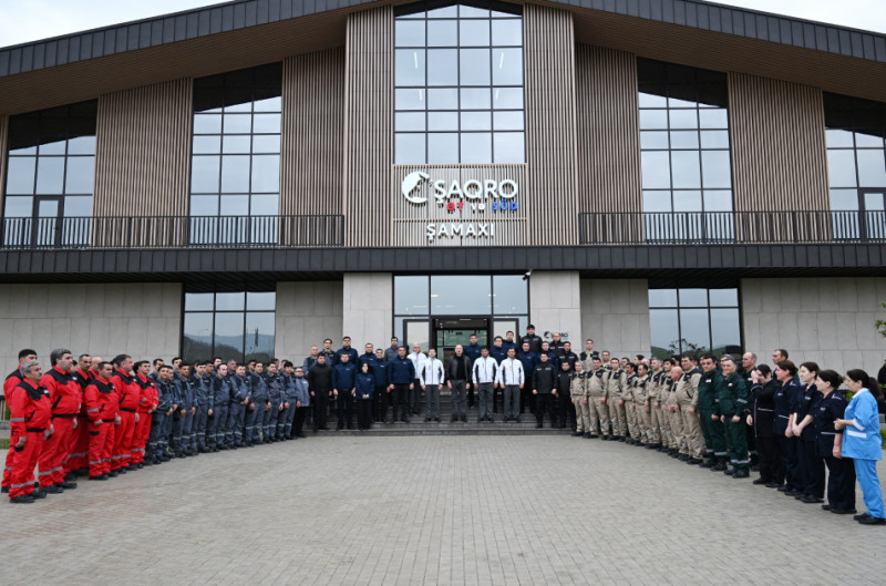 Prezident İlham Əliyev Şamaxıda “Şirvan Aqro” heyvandarlıq kompleksinin açılışında iştirak edib