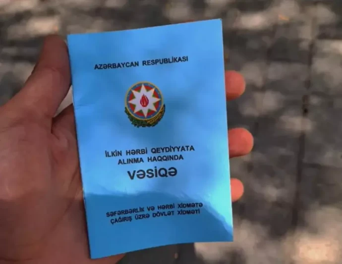 Azərbaycanın kişi cinsli vətəndaşlarının ilkin hərbi qeydiyyata alınması qaydası təsdiqlənib