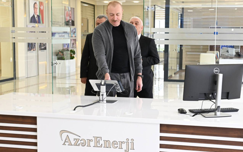 Prezident İlham Əliyev “Abşeron” Batareya Enerji Saxlanc Mərkəzinin açılışında iştirak edib