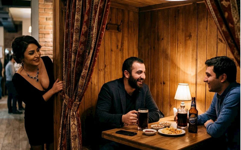 Flora əyləşdiyimiz kabinetə gələrək pərdəni araladı, əsəbləşdim — Keflənib kafeni bir-birinə qatdı