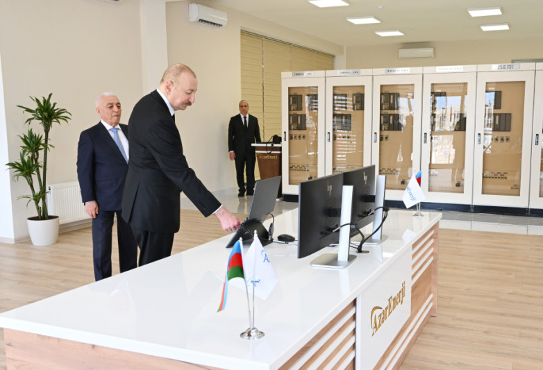 Cəbrayıl rayonunun Soltanlı kəndində Şəfəq yarımstansiyasının açılışı olub