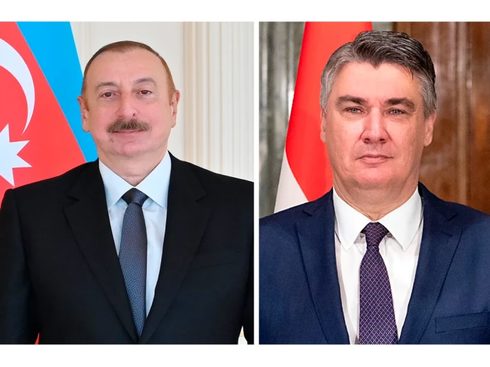 Azərbaycan Prezidenti İlham Əliyev Xorvatiyanın milli bayramı münasibətilə Zoran Milanoviçi təbrik edib