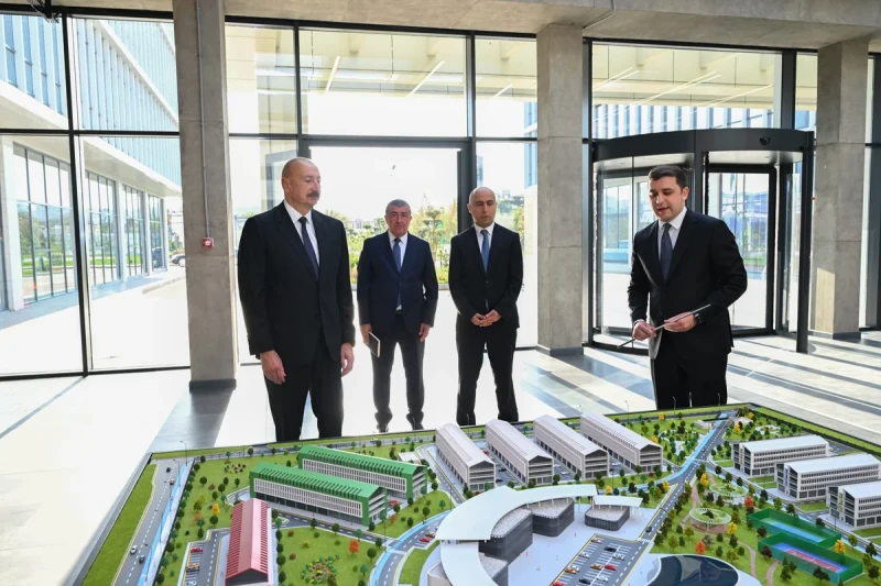 Prezident İlham Əliyev SABAH.city innovasiya şəhərciyinin birinci mərhələsinin açılışında iştirak edib