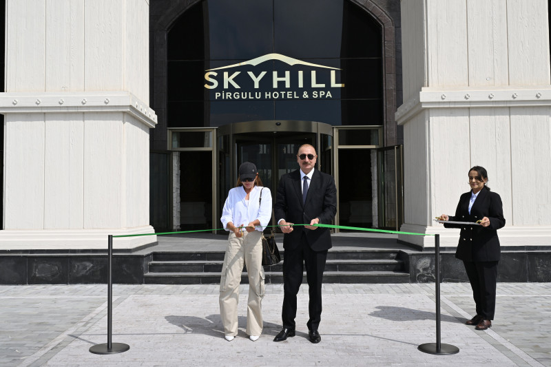 Şamaxıda Pirqulu Park hotelinin açılışı olub