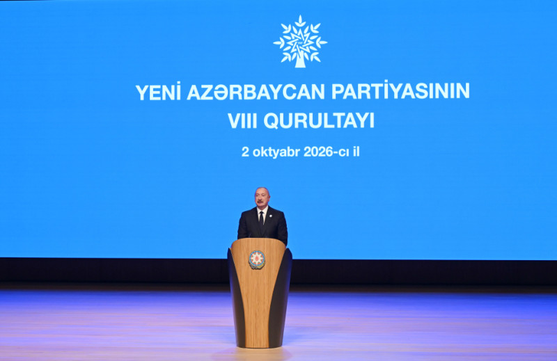 Yeni Azərbaycan Partiyasının VIII Qurultayı keçirilir