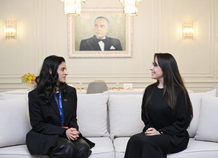 Leyla Əliyeva Dünya Turizm Təşkilatının Baş katibi ilə görüşüb