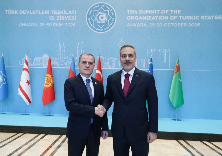 Ceyhun Bayramov Ankarada Hakan Fidanla görüşüb - FOTO