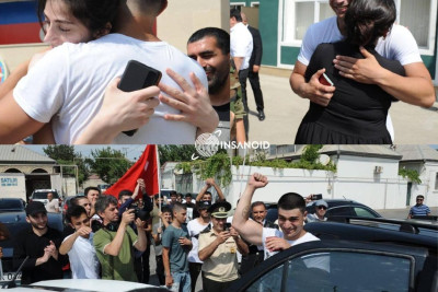 Milli Qəhrəmanın oğlu bu gün hərbi xidmətə yola düşüb