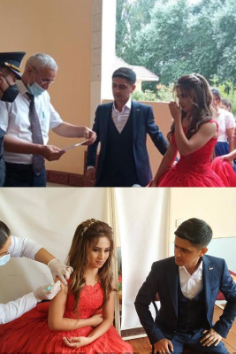 Bəy və gəlini  toy etməyə qoymadılar