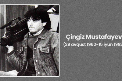 Şəhid jurnalist Çingiz Mustafayevin anadan olmasından 61 il ötür