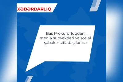 Media subyektləri cərimələnib, sosial şəbəkə istifadəçilərinə xəbərdarlıq edilib