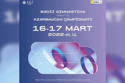 Bədii gimnastika üzrə Azərbaycan çempionatı start götürüb