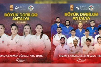 Böyük Dəbilqə: Antalyada Azərbaycanı 17 cüdoçu təmsil edəcək