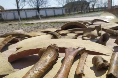 Neftçalada yaşı eramızdan 2800 il əvvələ aid edilən küp qəbir tapılıb