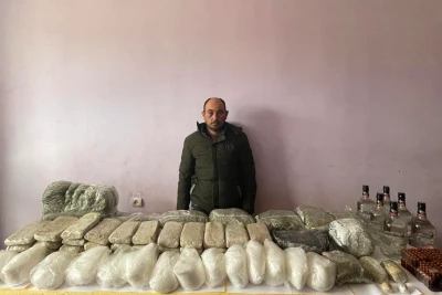 İrandan Azərbaycana 63 kq narkotikin keçirilməsinin qarşısı alınıb