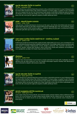 Bu həftə Bakıda Braziliya Film Festivalı keçiriləcək