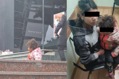 Bakıda körpə bacısını diləndirən qadın aşkarlanıb