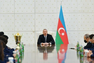 İlham Əliyev: Son vaxtlar Güləş Federasiyasında özbaşınalıq hökm sürürdü