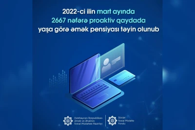 Mart ayında 3 minə yaxın şəxs yaşa görə pensiya təyinatı alıb