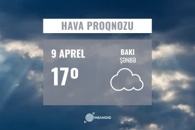 Sabahın havası: 17° isti olacaq