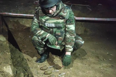 Bakıda qumbara aşkar edilib