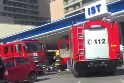 Bakıdakı İST Petrol-da tüstülənmə baş verib