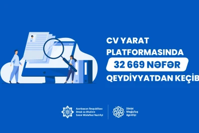 CV yarat platformasında 32 min nəfərdən çox şəxs qeydiyyatdan keçib