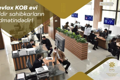 Yevlax KOB evi sahibkarlara 35 minə yaxın xidmət göstərib