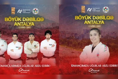 Böyük Dəbilqə: Azərbaycanın 5 cüdoçusu mübarizəyə başlayır
