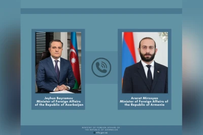 Azərbaycan və Ermənistan xarici işlər nazirləri arasında telefon danışığı olub