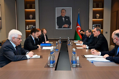 Ceyhun Bayramov Rusiya Prezidentinin xüsusi nümayəndəsi ilə görüşüb