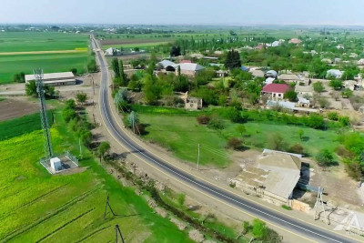 Goranboyda 6 yaşayış məntəqəsini birləşdirən yol istifadəyə verilib