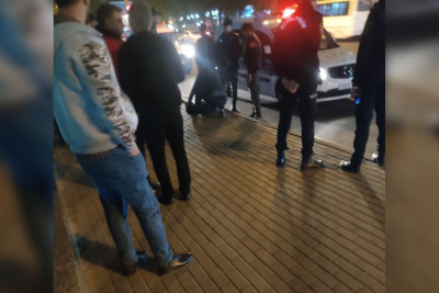 Bakıda metronun yanında bir şəxs intihara cəhd edib