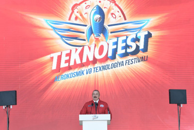 İlham Əliyev və Rəcəb Tayyib Ərdoğan “TEKNOFEST Azərbaycan” festivalına qatılıblar