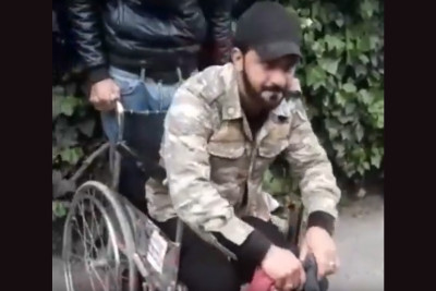 Dilənçilik edən “saxta” qazi ifşa olunub - VİDEO