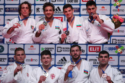 Azərbaycan cüdoçuları Avropa çempionatında 3 medal qazanıb