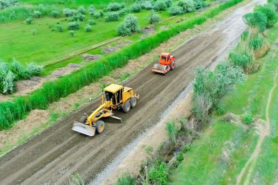 Beyləqanın 7 yaşayış məntəqəsini birləşdirən yol yenidən qurulur