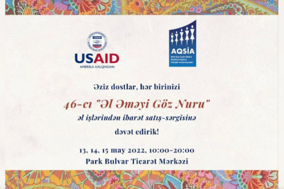 Bakıda qadın sahibkarların əl işlərindən ibarət satış-sərgisi keçiriləcək