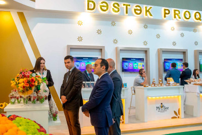 Ekspo Mərkəzində keçirilən sərgilərdə yerli sahibkarların məhsulları nümayiş olunub