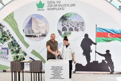 Zəngilanda İşğal və Zəfər muzeyləri kompleksinin təməlqoyma mərasimi baş tutub