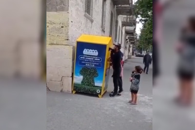 Gəncədə qaraçılar paltar qutusundan oğurluq etdilər