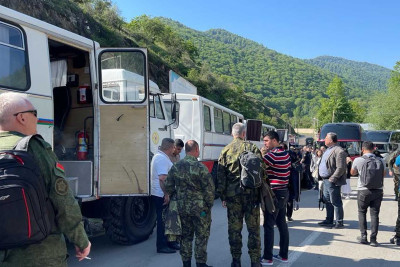 Xarici diplomatların Kəlbəcərə səfəri başlayıb