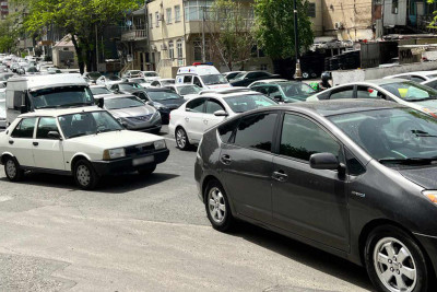 Paytaxt yollarında son vəziyyət: sıxlıq olan küçələr