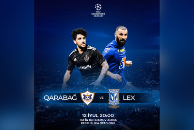 UEFA Çempionlar Liqası: Qarabağ-Lex oyununun biletləri satışa çıxarılıb