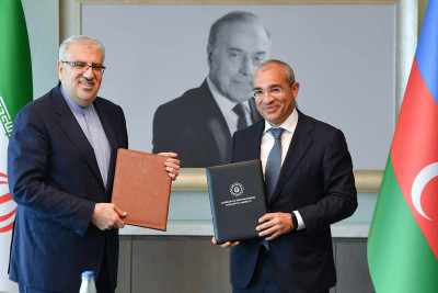 Azərbaycan İranla təbii qaz sahəsində Memorandum imzalayıb