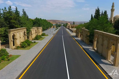 Şamaxıda 18 küçədə təmir işləri gedir
