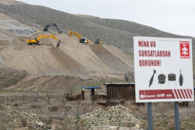 Cəbrayılda minaya düşən ANAMA əməkdaşları evə buraxılıb