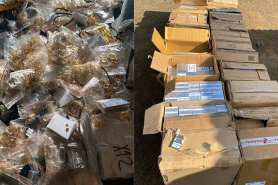 İrandan Azərbaycana 11 kiloqrama yaxın qızıl və 7 050 qutu siqaret keçirilib